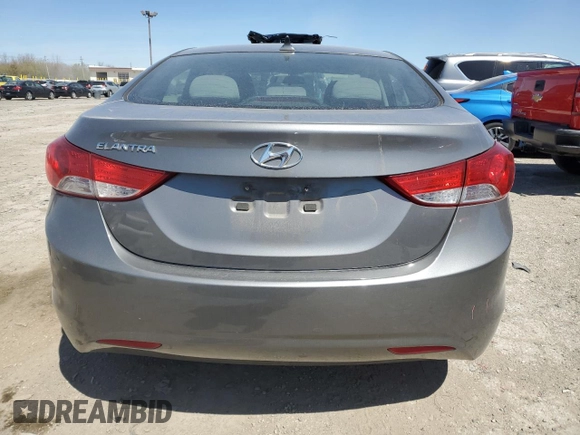 2013 Hyundai Elantra Limited z VIN 5NPDH4AE2DH160627, wystawiony jako Copart lot #52941655 z przebiegiem 133 048 mil mil oraz Nie do naprawy • Non repairable. Historia ofert i sprzedaży dostępna na DreamBid. Obrazek 6.