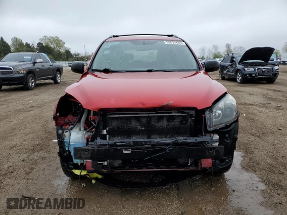 2010 Toyota RAV4 with VIN JTMZF4DV9A5026622, listed as a Copart auction lot 55025685 with 184,097 mi miles and Salvage title. Bid and sale history available at DreamBid. Image 5.