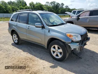 2005 Toyota RAV4 with VIN JTEGD20V350070475, listed as a Copart auction lot 53390005 with 96,666 mi miles and Salvage Title. Bid and sale history available at carsss.com. Image 4.