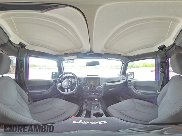 2018 Jeep Wrangler Unlimited Sport with VIN 1C4BJWDG9JL910410, listed as a Copart auction lot 56561955 with 57,450 mi miles and Salvage title. Bid and sale history available at DreamBid. Image 16.