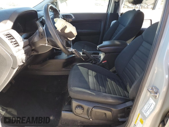 2021 Ford Ranger XL with VIN 1FTER4EH3MLD35372, listed as a Copart auction lot 75498204 with 87,186 mi miles and Salvage Title. Bid and sale history available at DreamBid. Image 7.