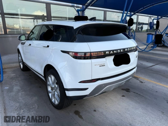 2020 Land Rover Range Rover Evoque SE z VIN SALZP2FX4LH040406, wystawiony jako Copart lot #58098395 z przebiegiem 67 528 mil mil oraz Czysty tytuł • Clean title. Historia ofert i sprzedaży dostępna na DreamBid. Obrazek 3.