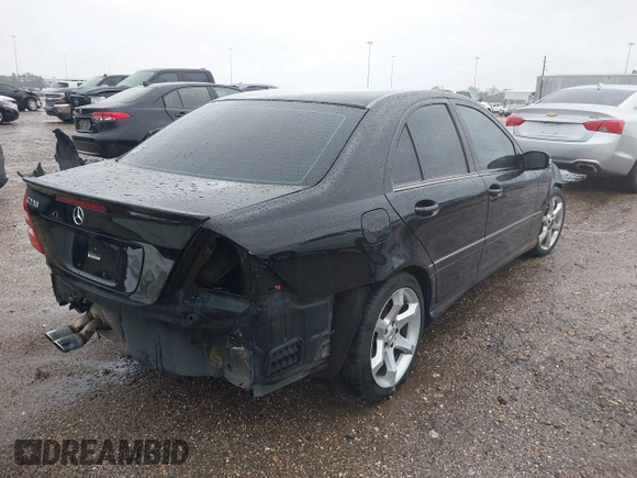 2007 Mercedes-Benz C 230 Sport with VIN WDBRF52H47E023492, listed as a IAAI auction lot 41561085 with 154,707 mi miles and . Bid and sale history available at DreamBid. Image 4.