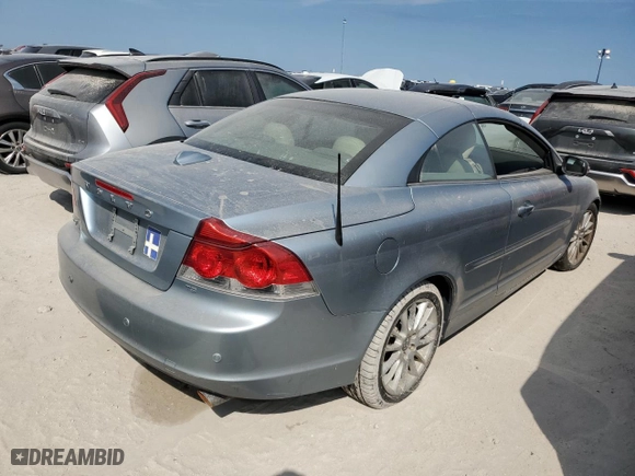 2009 Volvo C70 with VIN YV1MC67229J075206, listed as a Copart auction lot 74823344 with 0 mi miles and Salvage Title. Bid and sale history available at carsss.com. Image 3.