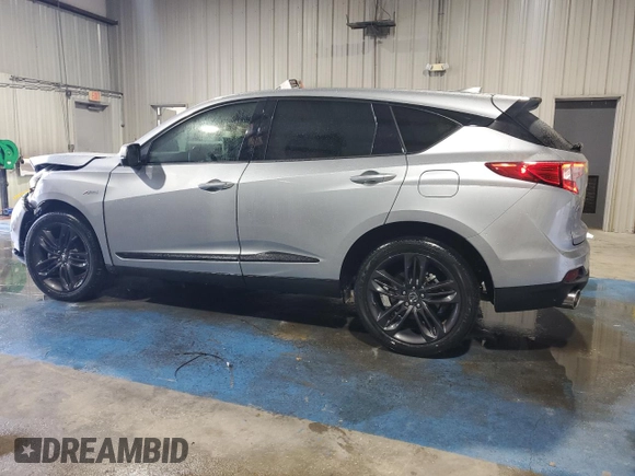 2020 Acura RDX w/A-Spec Pkg with VIN 5J8TC1H69LL021680, listed as a Copart auction lot 80553624 with 56,723 mi miles and Salvage Title. Bid and sale history available at carsss.com. Image 2.