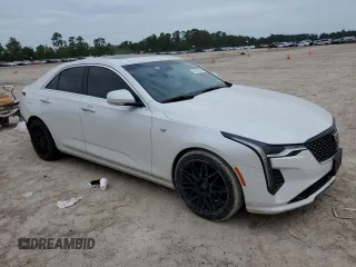2021 Cadillac CT4 Premium Luxury with VIN 1G6DB5RK2M0112496, listed as a Copart auction lot 70277664 with Not Provided miles and Salvage Title. Bid and sale history available at DreamBid. Image 4.