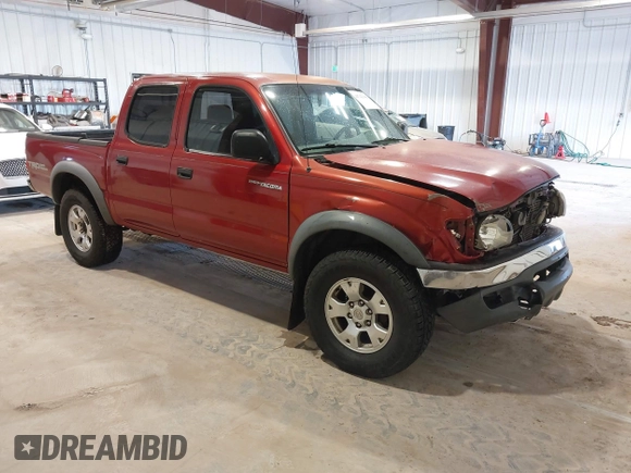 2004 Toyota Tacoma PreRunner z VIN 5TEGN92N04Z382355, wystawiony jako IAAI lot #41742140 z przebiegiem 235 987 mil mil oraz . Historia ofert i sprzedaży dostępna na DreamBid. Obrazek 1.