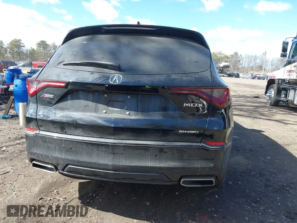 2024 Acura MDX w/A-Spec Package with VIN 5J8YE1H09RL010800, listed as a IAAI auction lot 41721806 with 25,525 mi miles and . Bid and sale history available at DreamBid. Image 16.