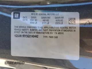 2016 Cadillac ATS-V with VIN 1G6AN1RY5G0149442, listed as a Copart auction lot 87398794 with 25,330 mi miles and Salvage Title. Bid and sale history available at carsss.com. Image 12.