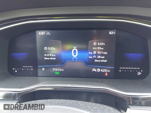 2022 Volkswagen Jetta SE with VIN 3VW7M7BU5NM011041, listed as a IAAI auction lot 42418167 with 71,415 mi miles and . Bid and sale history available at DreamBid. Image 7.