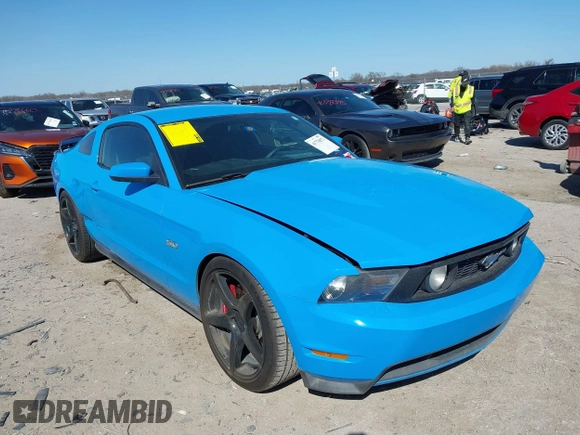 2012 Ford Mustang GT Premium with VIN 1ZVBP8CF1C5278476, listed as a IAAI auction lot 41776072 with 130,354 mi miles and . Bid and sale history available at DreamBid. Image 1.