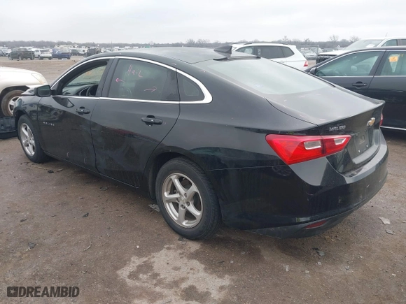 2016 Chevrolet Malibu LS with VIN 1G1ZB5ST4GF345635, listed as a IAAI auction lot 41493143 with 102,107 mi miles. Bid and sale history available at carsss.com. Image 3.