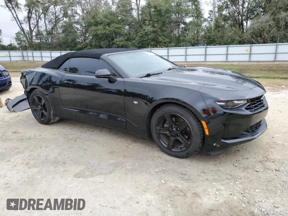 2019 Chevrolet Camaro 1LT with VIN 1G1FB3DS1K0128647, listed as a Copart auction lot 43803775 with 96,977 mi miles and Non Repairable. Bid and sale history available at carsss.com. Image 4.