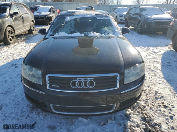 2004 Audi A8 L with VIN WAUML44E34N019816, listed as a Copart auction lot 41453115 with 221,869 mi miles and Clean Title. Bid and sale history available at carsss.com. Image 5.