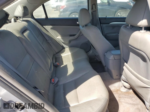 2005 Acura TSX with VIN JH4CL96885C011077, listed as a Copart auction lot 57878185 with 211,652 mi miles and Salvage title. Bid and sale history available at DreamBid. Image 10.