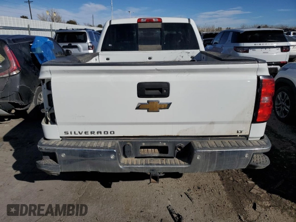 2017 Chevrolet Silverado 1500 LT with VIN 1GCUKREC3HF112979, listed as a Copart auction lot 43584405 with Not Provided miles and Salvage Title. Bid and sale history available at DreamBid. Image 6.
