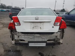 2004 Honda Civic LX with VIN 2HGES16674H574406, listed as a Copart auction lot 88926385 with 214,732 mi miles and Salvage Title. Bid and sale history available at carsss.com. Image 6.