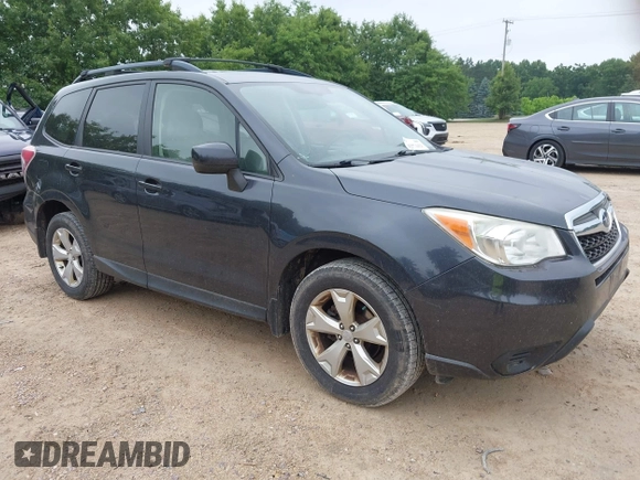 2014 Subaru Forester Premium with VIN JF2SJAECXEH458797, listed as a IAAI auction lot 42574423 with 143,540 mi miles and . Bid and sale history available at DreamBid. Image 1.
