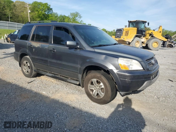2003 Honda Pilot EX with VIN 2HKYF18583H527685, listed as a Copart auction lot 51759885 with 289,615 mi miles and Salvage Title. Bid and sale history available at DreamBid. Image 4.