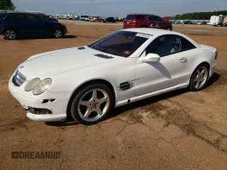 2003 Mercedes-Benz SL 500 z VIN WDBSK75F33F060315, wystawiony jako Copart lot #53756435 z przebiegiem 80 577 mil mil oraz Tytuł czysty. Historia ofert i sprzedaży dostępna na DreamBid. Obrazek 1.