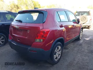 2015 Chevrolet Trax LS with VIN KL7CJKSB4FB262876, listed as a IAAI auction lot 41704107 with 157,152 mi miles. Bid and sale history available at carsss.com. Image 4.