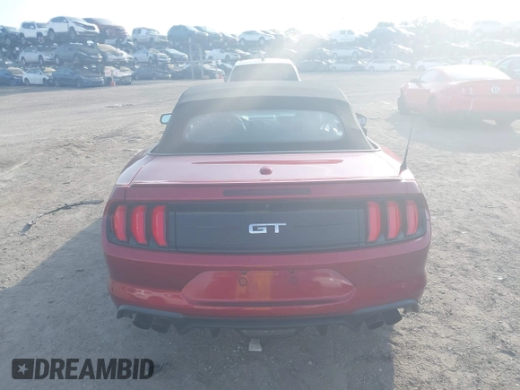 2019 Ford Mustang GT Premium with VIN 1FATP8FFXK5171451, listed as a IAAI auction lot 42211513 with 43,027 mi miles and . Bid and sale history available at DreamBid. Image 16.