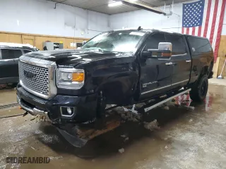 2015 GMC Sierra 3500HD Denali with VIN 1GT424E89FF530281, listed as a Copart auction lot 49683995 with 212,606 mi miles and Clean Title. Bid and sale history available at carsss.com. Image 1.