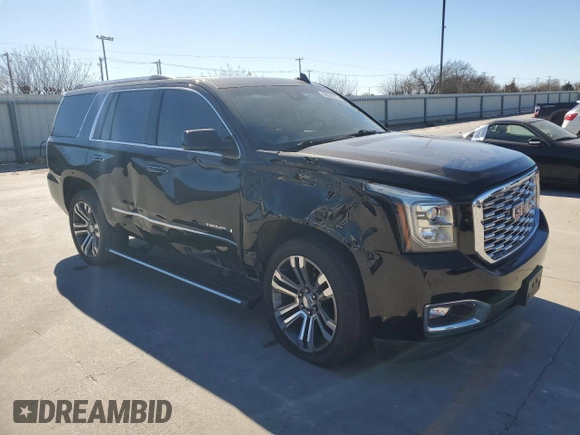 2019 GMC Yukon Denali with VIN 1GKS1CKJ3KR226176, listed as a Copart auction lot 89385175 with 60,453 mi miles and Salvage Title. Bid and sale history available at carsss.com. Image 4.
