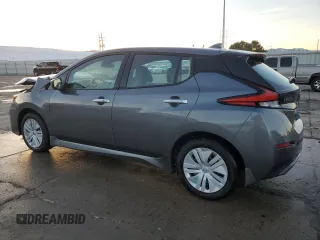 2025 Nissan LEAF S with VIN 1N4AZ1BVXSC562861, listed as a Copart auction lot 80108204 with 1,204 mi miles and Salvage Title. Bid and sale history available at carsss.com. Image 2.