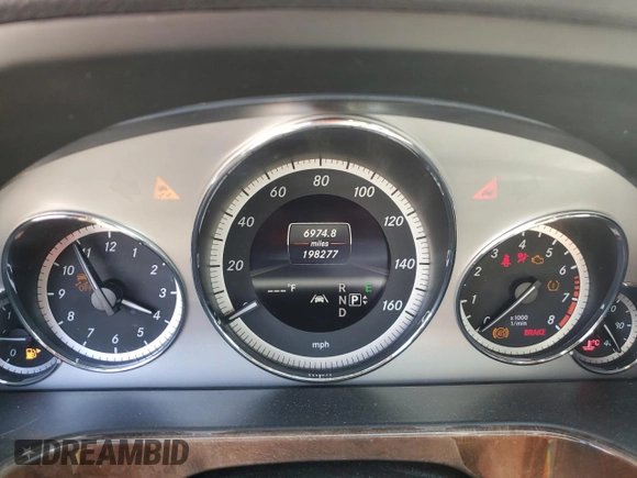2013 Mercedes-Benz E 350 Luxury with VIN WDDHH8JB4DA737394, listed as a Copart auction lot 53459975 with 198,277 mi miles and Salvage title. Bid and sale history available at DreamBid. Image 9.