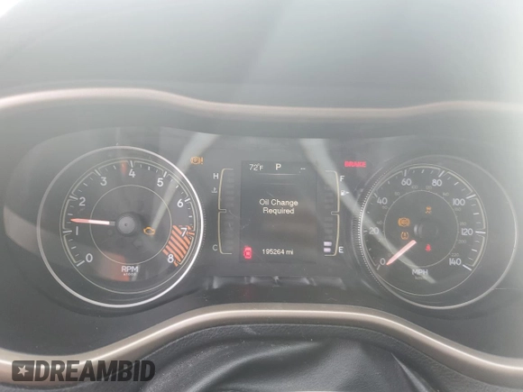 2014 Jeep Cherokee Latitude with VIN 1C4PJLCS3EW249262, listed as a Copart auction lot 56489135 with 195,264 mi miles and Clean Title. Bid and sale history available at DreamBid. Image 9.