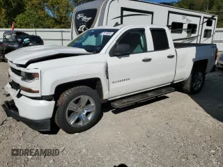 2017 Chevrolet Silverado 1500 Custom with VIN 1GCVKPEC3HZ154009, listed as a Copart auction lot 75176204 with 163,876 mi miles and Salvage Title. Bid and sale history available at DreamBid. Image 1.
