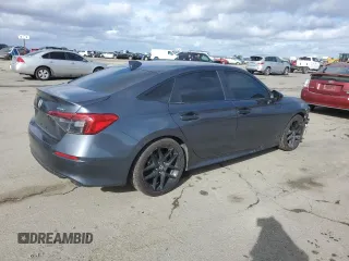 2022 Honda Civic Sedan Sport with VIN 2HGFE2F51NH583029, listed as a Copart auction lot 49650425 with 64,402 mi miles and Salvage Title. Bid and sale history available at carsss.com. Image 3.