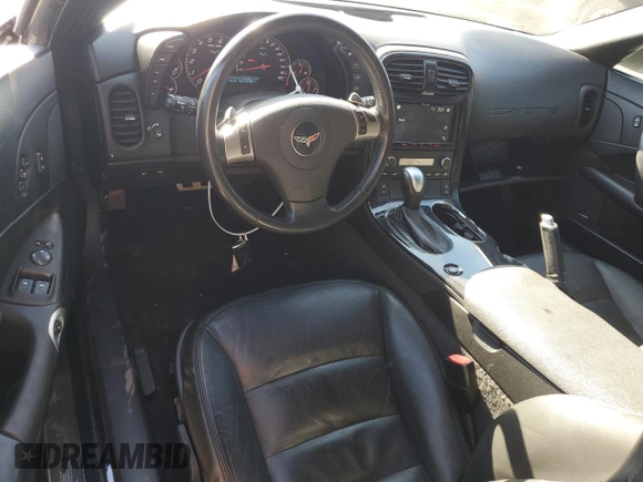 2011 Chevrolet Corvette Z16 Grand Sport 3LT with VIN 1G1YW2DW5B5112352, listed as a Copart auction lot 80313194 with 80,001 mi miles and Salvage title. Bid and sale history available at DreamBid. Image 8.