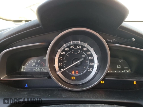 2017 Mazda CX-3 Sport with VIN JM1DKDB79H0142498, listed as a Copart auction lot 71669774 with 140,817 mi miles and Salvage Title. Bid and sale history available at carsss.com. Image 9.