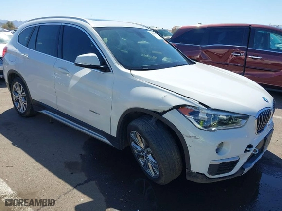 2017 BMW X1 xDrive28i with VIN WBXHT3C30H5F68187, listed as a IAAI auction lot 41830892 with 101,313 mi miles. Bid and sale history available at carsss.com. Image 1.