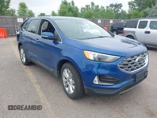 2022 Ford Edge Titanium with VIN 2FMPK4K95NBB05789, listed as a IAAI auction lot 42582372 with 58,379 mi miles and . Bid and sale history available at DreamBid. Image 1.