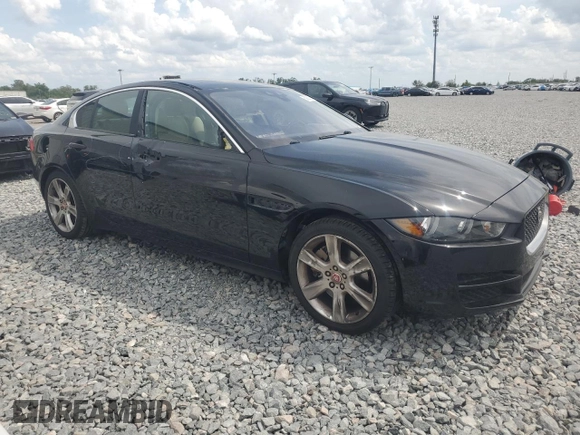 2017 Jaguar XE 25t Premium with VIN SAJAD4BG2HA969557, listed as a Copart auction lot 50980635 with 145,558 mi miles and Salvage Title. Bid and sale history available at carsss.com. Image 4.