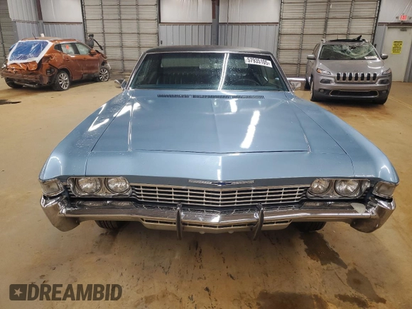 1968 Chevrolet Caprice z VIN 166478S230696, wystawiony jako Copart lot #57935105 z przebiegiem 21 735 mil mil oraz Szkoda całkowita • Salvage title. Historia ofert i sprzedaży dostępna na DreamBid. Obrazek 5.