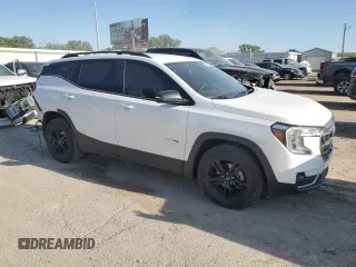 2023 GMC Terrain AT4 with VIN 3GKALYEG0PL145721, listed as a Copart auction lot 57461565 with 41,279 mi miles and Salvage title. Bid and sale history available at DreamBid. Image 4.