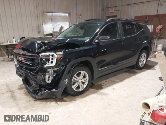 2022 GMC Terrain SLE with VIN 3GKALTEV8NL114912, listed as a IAAI auction lot 41942027 with 63,675 mi miles and . Bid and sale history available at DreamBid. Image 2.