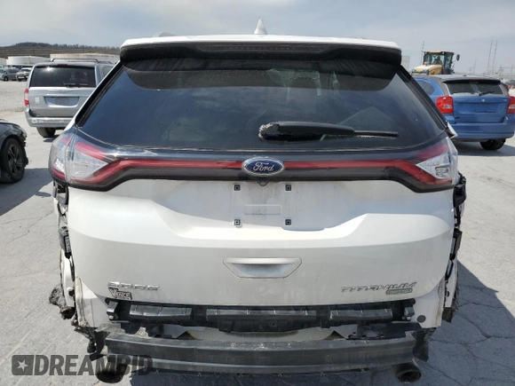 2016 Ford Edge Titanium with VIN 2FMPK3K97GBC51916, listed as a Copart auction lot 47850934 with 94,035 mi miles and Salvage Title. Bid and sale history available at carsss.com. Image 6.