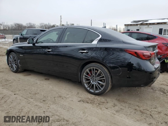 2019 Infiniti Q50 Red Sport 400 с VIN JN1FV7ARXKM800157, выставлен на аукционе Copart как лот 88136475 с пробегом 95 425 миль миль и Списание • Salvage title. История ставок и продаж доступна на DreamBid. Изображение 2.