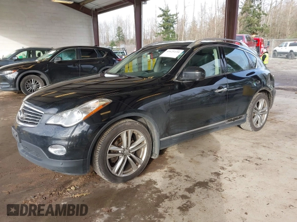 2012 Infiniti EX Journey with VIN JN1AJ0HR0CM452115, listed as a IAAI auction lot 41625220 with 168,146 mi miles. Bid and sale history available at carsss.com. Image 18.