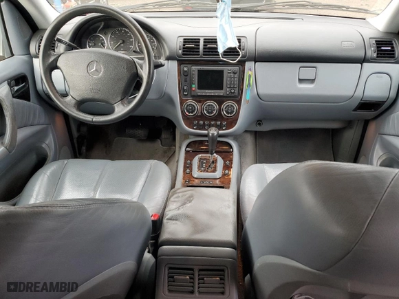 2005 Mercedes-Benz M-Class 5.0L with VIN 4JGAB75E65A532359, listed as a Copart auction lot 41510825 with 139,916 mi miles and Salvage Title. Bid and sale history available at carsss.com. Image 8.