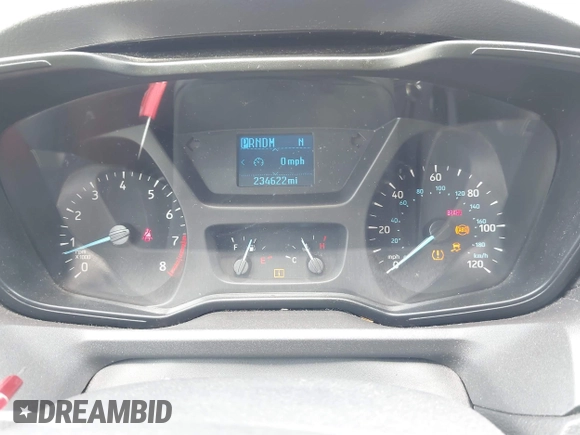 2019 Ford Transit with VIN 1FTYE1ZM3KKB46285, listed as a IAAI auction lot 42495117 with 234,622 mi miles and . Bid and sale history available at DreamBid. Image 7.