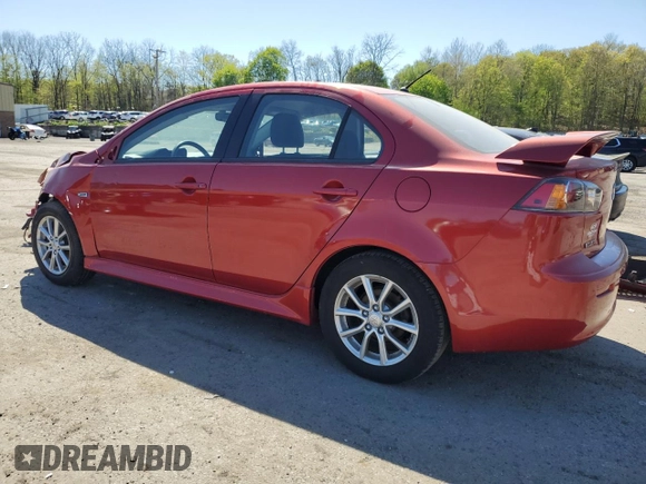 2016 Mitsubishi Lancer ES with VIN JA32U2FU8GU003653, listed as a Copart auction lot 54856755 with 68,385 mi miles and Salvage Title. Bid and sale history available at carsss.com. Image 2.