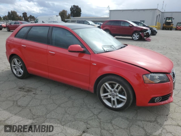 2011 Audi A3 Premium Plus with VIN WAUKEAFM0BA072076, listed as a Copart auction lot 48763045 with 159,392 mi miles and Clean title. Bid and sale history available at DreamBid. Image 4.