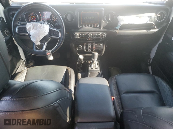 2021 Jeep Wrangler Unlimited Sahara High Altitude z VIN 1C4HJXEGXMW597689, wystawiony jako Copart lot #72390024 z przebiegiem 33 200 mil mil oraz Szkoda całkowita • Salvage title. Historia ofert i sprzedaży dostępna na DreamBid. Obrazek 8.