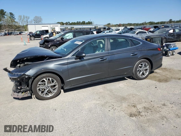 2023 Hyundai Sonata SEL с VIN KMHL14JA2PA329288, выставлен на аукционе Copart как лот 50360445 с пробегом 29 067 миль миль и Списание • Salvage title. История ставок и продаж доступна на DreamBid. Изображение 1.